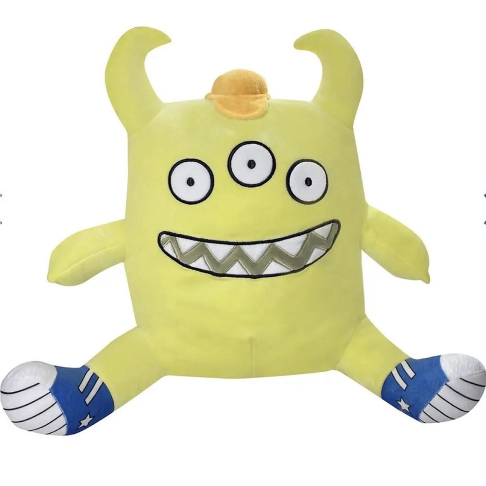 Monster Squishy Throw Pillow 16"